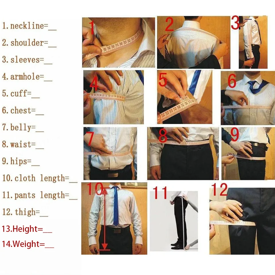 Men's 2-Piece Formal Suit, Utility Style, Golden Buttons, Suit + Trousers Combination, Fashionable Business Use - Image 5