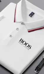Embroidered New Men's Business Casual Short Sleeved Polo Shirt, Fashionable, Breathable, Comfortable and Versatile Top