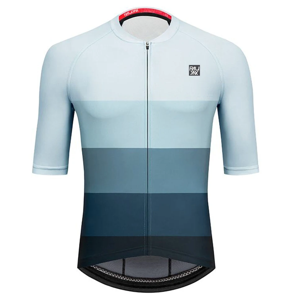 Raudax men's Short Sleeve Cycling Clothing Ropa Ciclismo Summer Cycling Jersey Triathlon Bike Jersey Uniform Cycling Kit - Image 2
