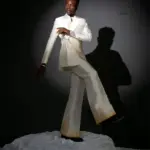 White Satin Men Suits Set 2 Pcs Blazer+Pants Trousers Gold Beaded Wedding Tuxedo Formal Office Business Groom Jacket Coat