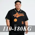Plus Size Men‘s Polo Shirts 5XL 6XL 7XL Loose Summer Short Sleeve T-shirt Fashion Polos Big Size Male Clothing Ropa Para Hombre