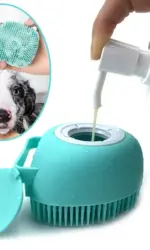 Bathroom Puppy Big Dog Cat Bath Massage Gloves Brush Soft Safety Silicone Pet Accessories for Dogs Cats Tools Mascotas Products