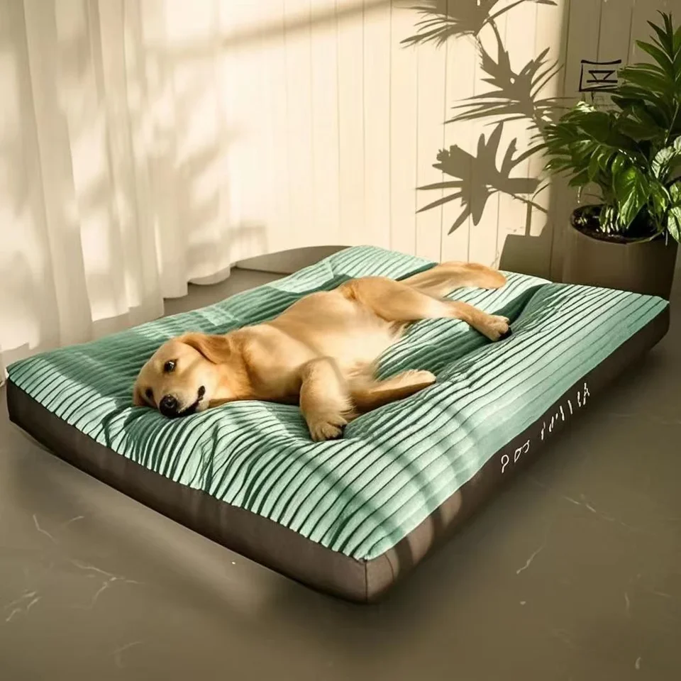 Big Dog Mat Corduroy Pad for Medium Large Dogs Oversize Pet Sleeping Bed Big Thicken Dog Sofa Removable Washable Pet Supplies - Image 2