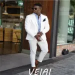 CustomizedMen's Suits White Formal Classic Fit 2 Pieces/Regular Slim Blazer With Pants For Wedding Groom Wear/Men's Clothes Set