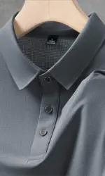 Plus Size 7XL 8XL Polo Shirt Men Summer Quick Dry Ice Silk Breathable Golf Polo Men's Oversize Business Polo Shirt Men Clothing
