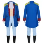 2026 Tassel Gentleman Performance Tuxedo Set for Men,Euro-USA Presidential Roleplay Court Stage Blazer+Pants+Fake Collar 5-piece