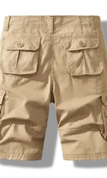 Men's Short Pants Cotton Cargo Shorts Tactical Breeches Casual Sports Man Hiking Fishing Streetwear