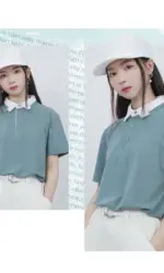 High Elasticity Breathable Summer Sporty Style Polo Shirt Customized Fitness Cultural Shirt Workwear T-Shirt Embroidered Text
