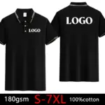 Kids UAE Plus Size S-7xl Breathable Unisex Style Polo Shirts Cotton Top Polo T Shirt Individual Team Customized Images Text