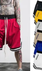 Men's Sports Basketball Shorts Mesh Quick Dry Gym Shorts for Summer Fitness Joggers Casual Breathable Short Pants Scanties Male
