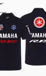 Yamaha Men's Polo Shirt Motorcycle Uniform Pullover Comfortable Summer Round Leader Short Sleeved Men's T-shirt Tops Clothing