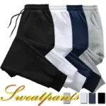 Women Men No Printed Long Pants Women Casual Loose Fashion Outdoor Fitness Jogging Drawstring Sweatpants Daily Sweatpants