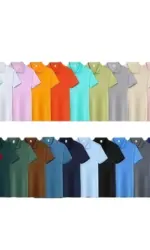 Summer Casual Sports Quick-drying Lapel Short-sleeved POLO Shirt 23 Solid Color Shirt Cycling Suit Fitness Suit For Men S-4XL
