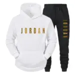 Gran oferta de primavera de la temporada, Sudadera con capucha forrada de lana conjunto informal sudadera superior de manga la