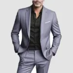 2 Pieces Extra Large Size Suits For Men Wedding Groom Tuxedos Prom Sets Business Male Blazer Trajes De Hombre