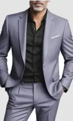 2 Pieces Extra Large Size Suits For Men Wedding Groom Tuxedos Prom Sets Business Male Blazer Trajes De Hombre
