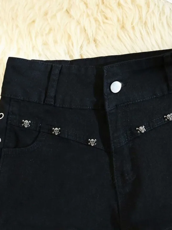 Shorts Women Skinny Creativity Lace-up Popular Streetwear Daily Personality Students Holiday Fashion Sexy American Retro Leisure - Image 5