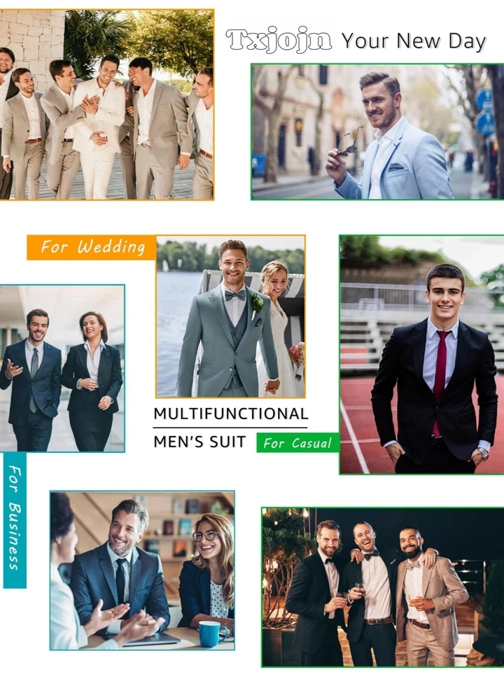 2026 New Jacquard Beaded Man Suit Set 3 Pieces Wedding Groom Sets Luxurious Shawl Lapel Men's Tuxedo Banquet Party Wear In Stock - Image 6