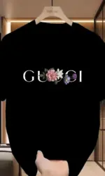 The Latest Summer Men's and Women's Printed T-shirt Pure  Harajuku Design Classic Breathable Round Neck T-shirt