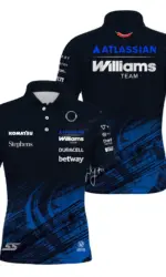 2026 New Williams Racing Polo Shirt Carlos Sainz 55 Alex Albon 23 Outdoor Sports Quick Dry T-shirt Men's Casual Plus Size Polos