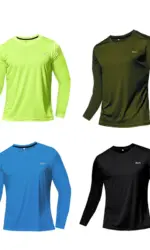Quick Dry Breathable T-Shirt Sports Tops Training Clothes Long Sleeve T-Shirt Men's Autumn Running Gym Accessories Men Fitness