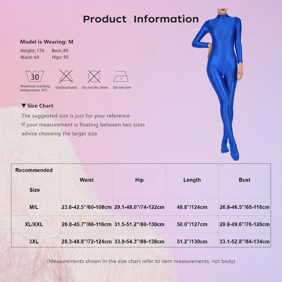 Women Full Body Jumpsuit Sports Gym Yoga Tights Bodysuit Long Sleeve Footed One Piece Solid Color Jumpsuit Body Shape Sportwear - Image 6