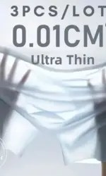 3 Pcs Men Boxer Shorts Ice Silk Men Panties Seamless Sexy Underwear Man Underpants Panties Male thin Breathable Briefs Quick Dry