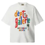 Men White and Black T-shirts T shirt Dept Gallery Dept Clothes Summer