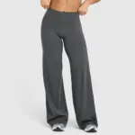 Women High Waist Wide Leg Yoga Pants Loose Flare Leggings Tummy Control Straight Workout Trousers Casual Lounge Pants Fitness