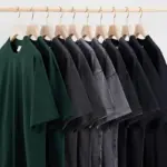 Old Fashion Brand Shoulder Drop Short Sleeve Men's Summer Heavyweight Washed T-shirt Round Neck Loose Versatile Top