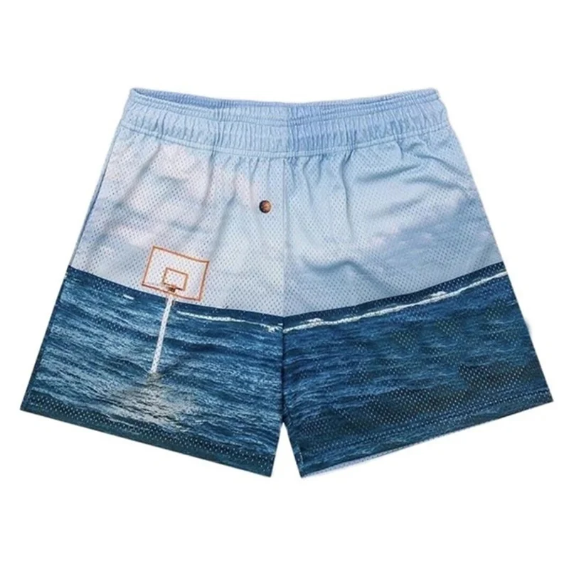 American Trendy Shorts Tree Trunk Graphics Casual Shorts Women Men Oversize Sports Trunks Street Short Pants Hawaii Beach Pants - Image 5