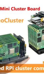 Sipeed NanoCluster Mini Nano Cluster Board mini data center For Raspberry Pi CM4 CM5 / Computer /LM3H /M4N