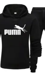 New autumn and winter men's pullover hoodie + pants 2-piece fashionable and trendy fitness jogging casual sportswear set