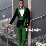 New Arrival Fashion Velvet Men's Suits 2 Pieces Wedding Groom Tuxedo Elegant Handsome Suit Set For Men Birthday Party Customized