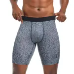 Fashion Long mens boxers Polyester underwear for man underpants Sexy Men's panties Comfortable Stretch boxer shorts men