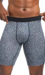 Fashion Long mens boxers Polyester underwear for man underpants Sexy Men's panties Comfortable Stretch boxer shorts men