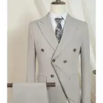 ST Cassy high quality Elegant Man Suit 2 piece set  party outfit Modern Wedding dinner Suit for Men Stylish Business office suit