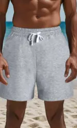 American Retro Men's 100% Pure Cotton Sports and Casual Shorts for All Seasons, New Men's and Women's Casual Street Wear