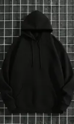 Men's Autumn/Winter Casual Sporty Fashion Pocket Sweatshirt Warm Solid Color Hooded Sweatshirt