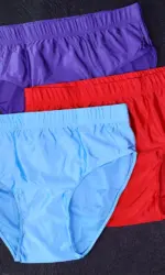 new Mens Briefs Underwear Satin-like Breathable Low-Rise Underpants Male Panties Men's glossy underwear