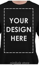 Add Your Own Custom Text Name Personalized Message  Men's T Shirt Casual Dress High Quality MensT-shirt5xL