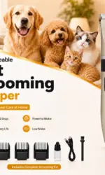1set Pet Hair Clipper Haircut Trimmer Shaver Set for Rabbit Cat Dog Puppy Grooming Clipper Cutter Pet Supplies Electric Scissors