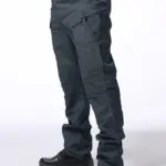 New Large Pocket Loose Overalls Men's Outdoor Sports Jogging Tactical Pants Elastic Waist Pure Cotton Casual Work Pants