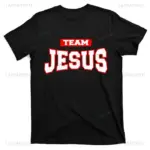 Vintage Team Jesus T-Shirt - Funny Christian Graphic Tee, Unisex Retro Religious Top for Men & Women