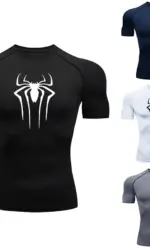 2024 Compression T Shirt Men Short Sleeve Sport Tees Fitness Running Sportsear Men Gym Elastic Quick Dry Jogging T-shirt Tops