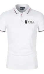Men's high-end summer polo shirt, quick-drying, breathable, casual, business fashionable, sporty, men's clothing