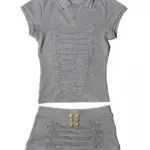 American fashion y2k millennium spice design feeling restoring ancient ways the new 2026 suits summer T-shirt shorts trend emo