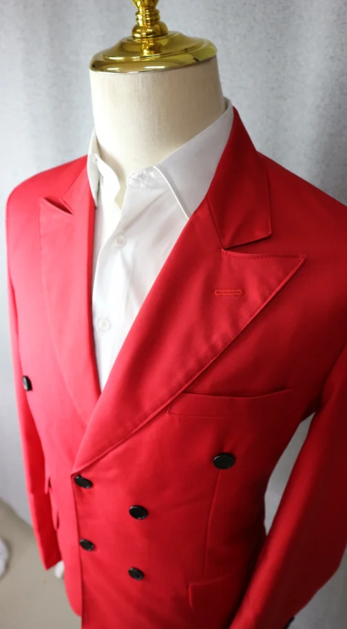 Yellow Men Suits 2 Pieces Set Fashion New Men's Casual Boutique Business Formal Wedding Groom Suit Coat Blazer Trousers 2024 - Image 5