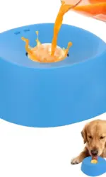 Anti-Choking Slow Feeder Dog Bowl Non-Slip 3/4 Cup - Lick Toy for Liquid Treats Bone Broth Yogurt