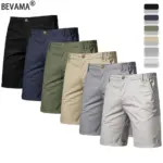 Summer Casual Cargo Shorts Men's Jogging Climbing Sports Short Elastic Waist Solid Color Male Jogger Work Hiking Shorts